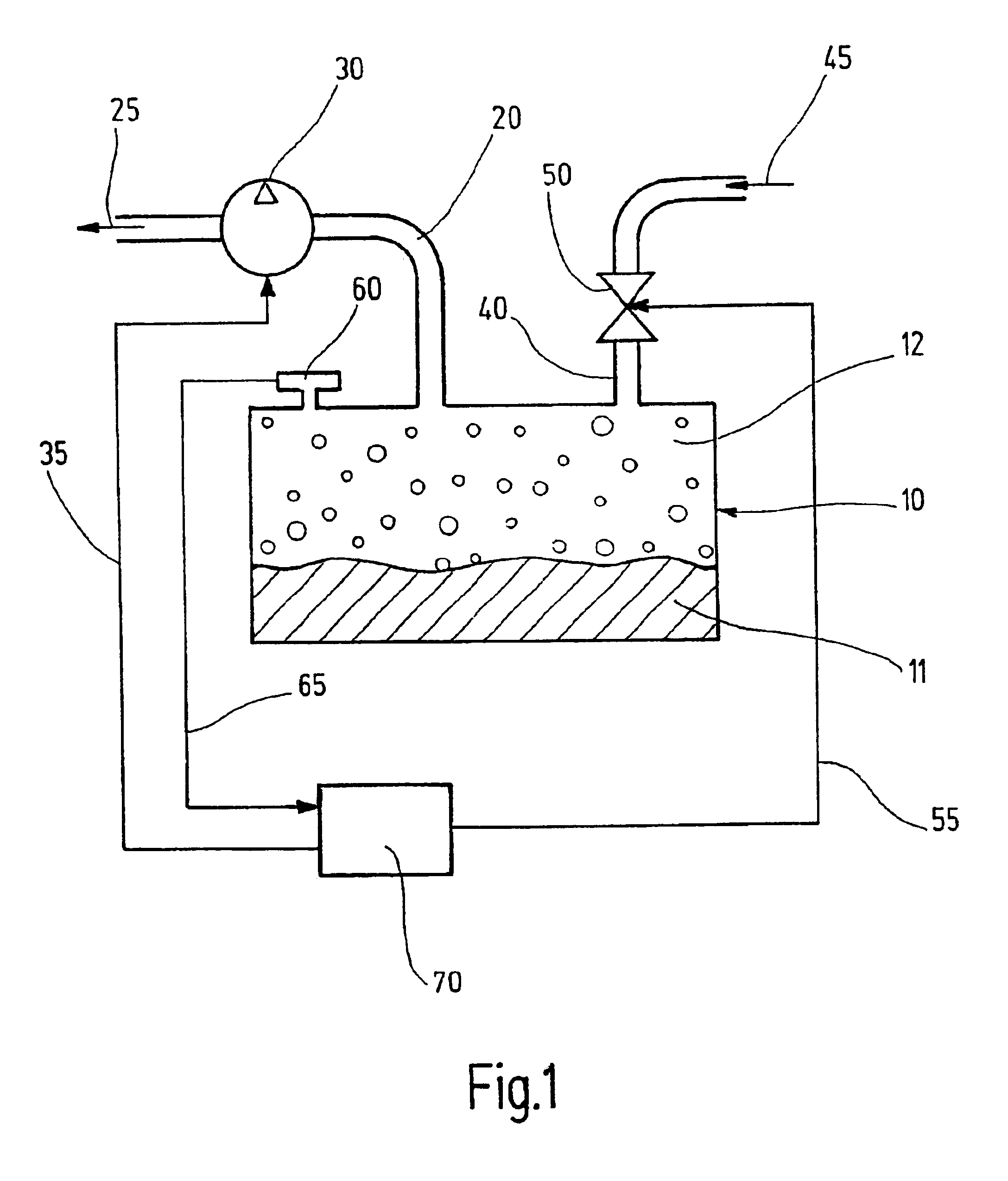 Method and arrangement for checking the tightness of a vessel