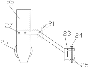 Charging guiding device of burling frame