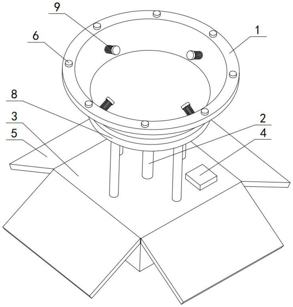 Flowerpot support capable of automatically rotating towards light