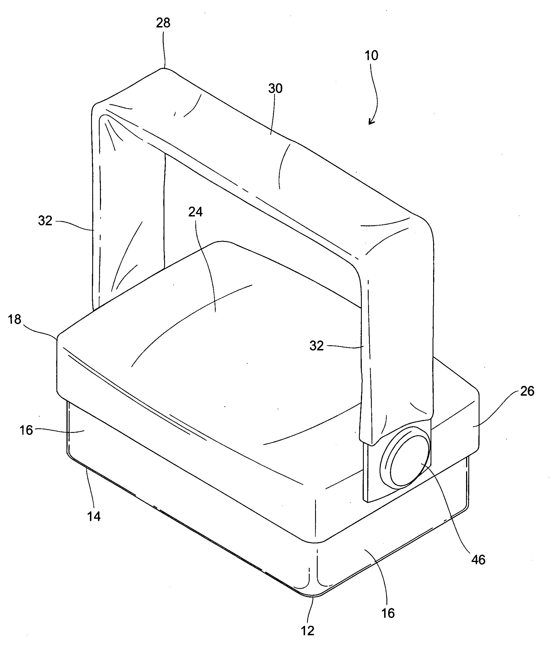Device to elevate to foot