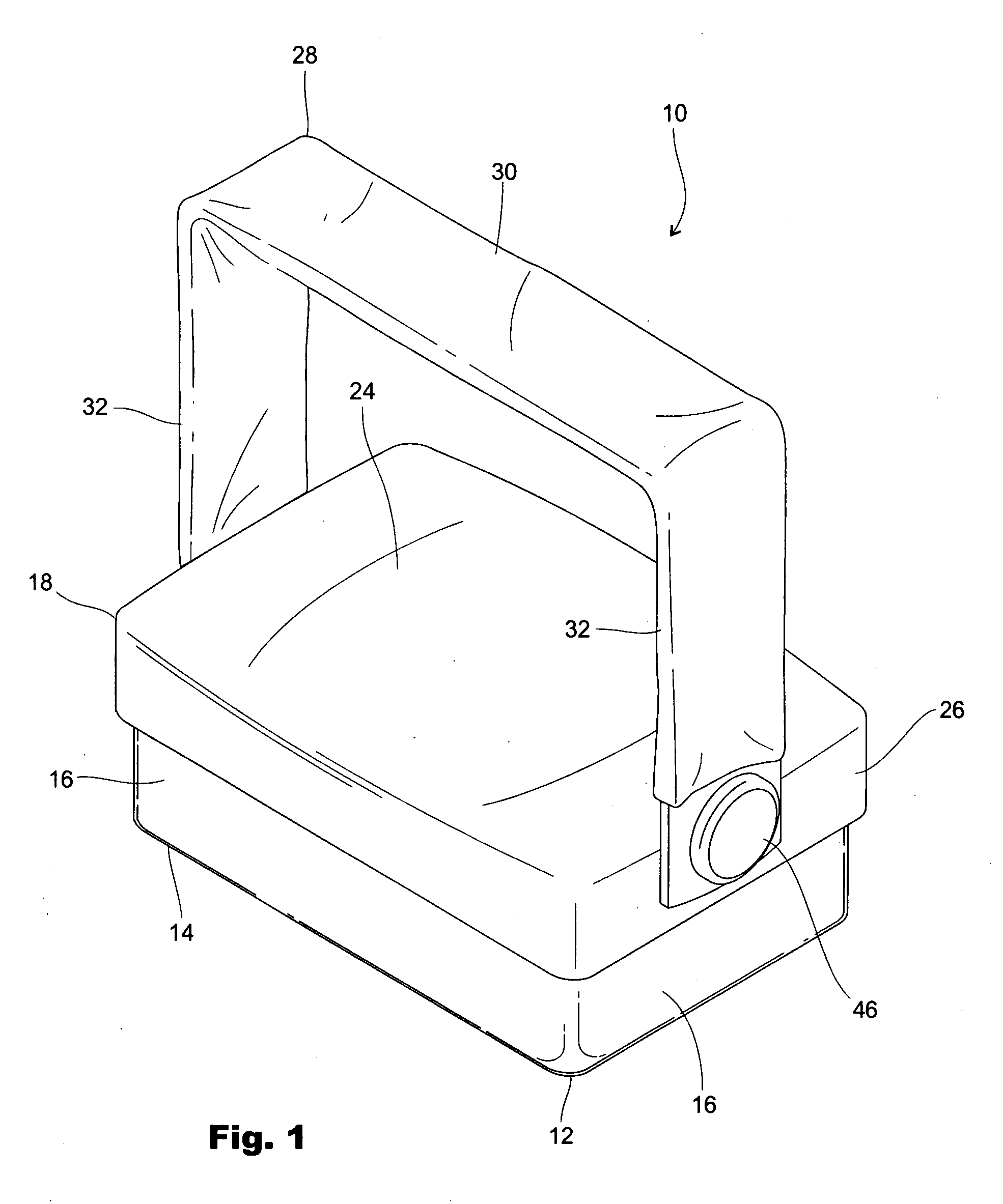 Device to elevate to foot