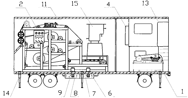Vehicular integrated dewatering system