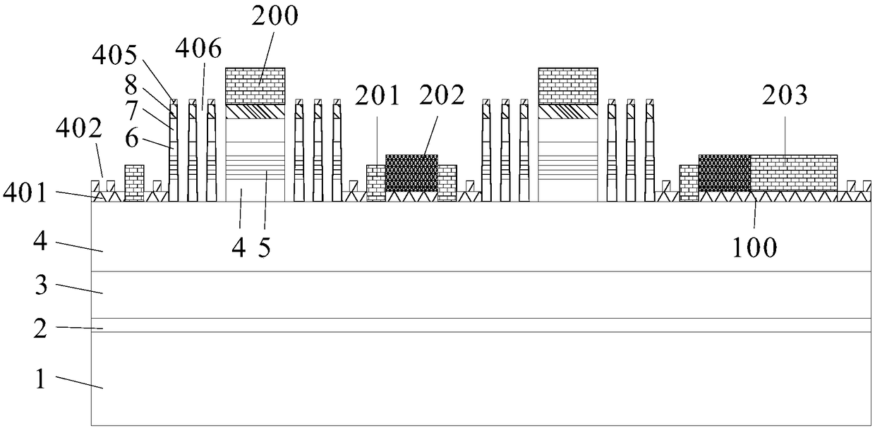 Nano-porous LED array chip with anti-reflection passivation layer and preparation method thereof