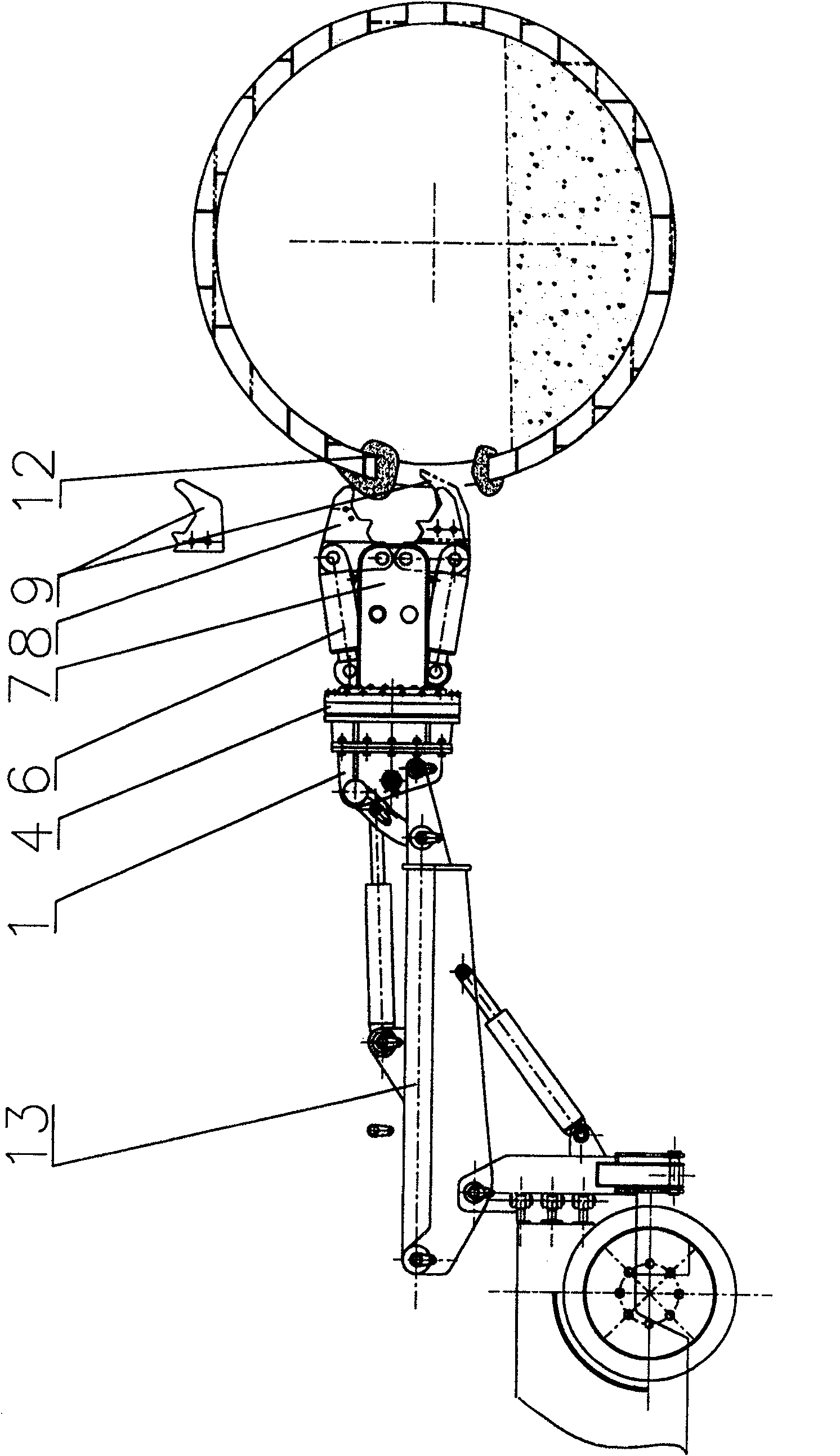 Static pressure tong-type fire door cleaning method and cleaner thereof