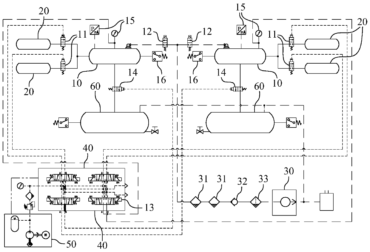 Sewage discharging system of mobile toilet and control method thereof