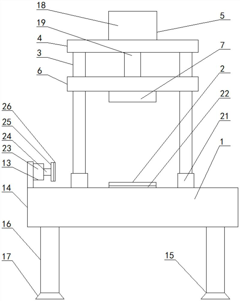 Disposable tableware forming device