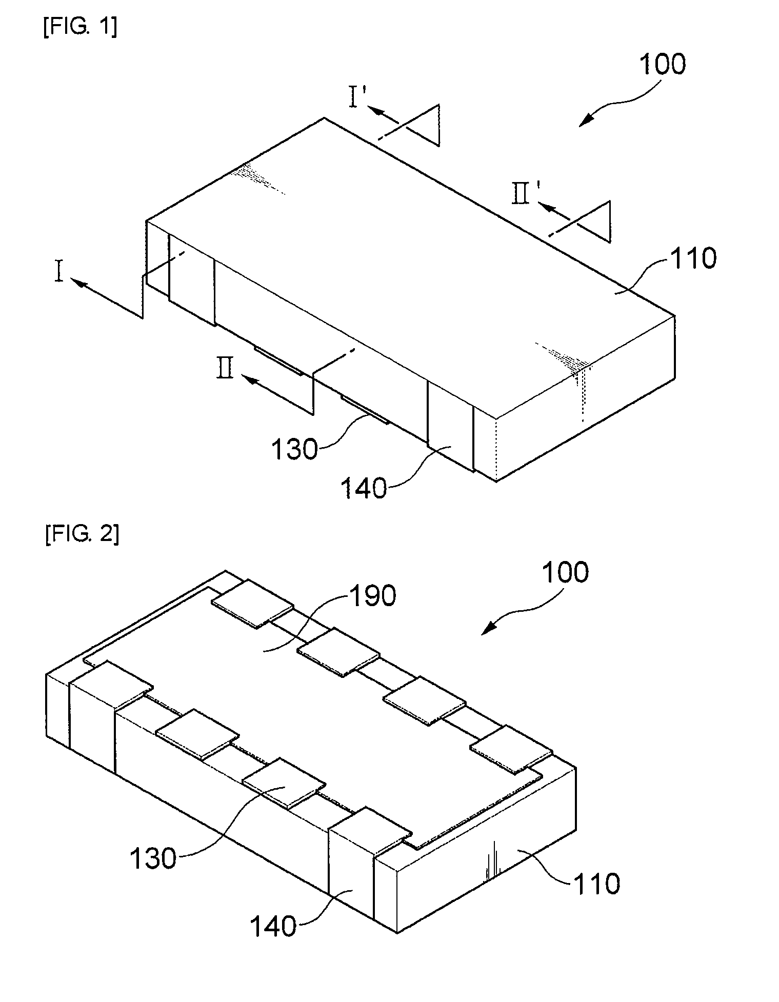 Array type chip resistor