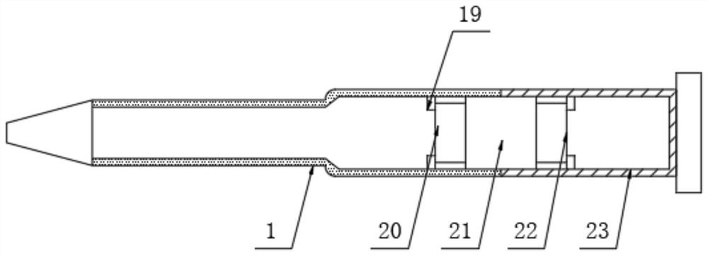 Drainage device for cardiovascular internal medicine department