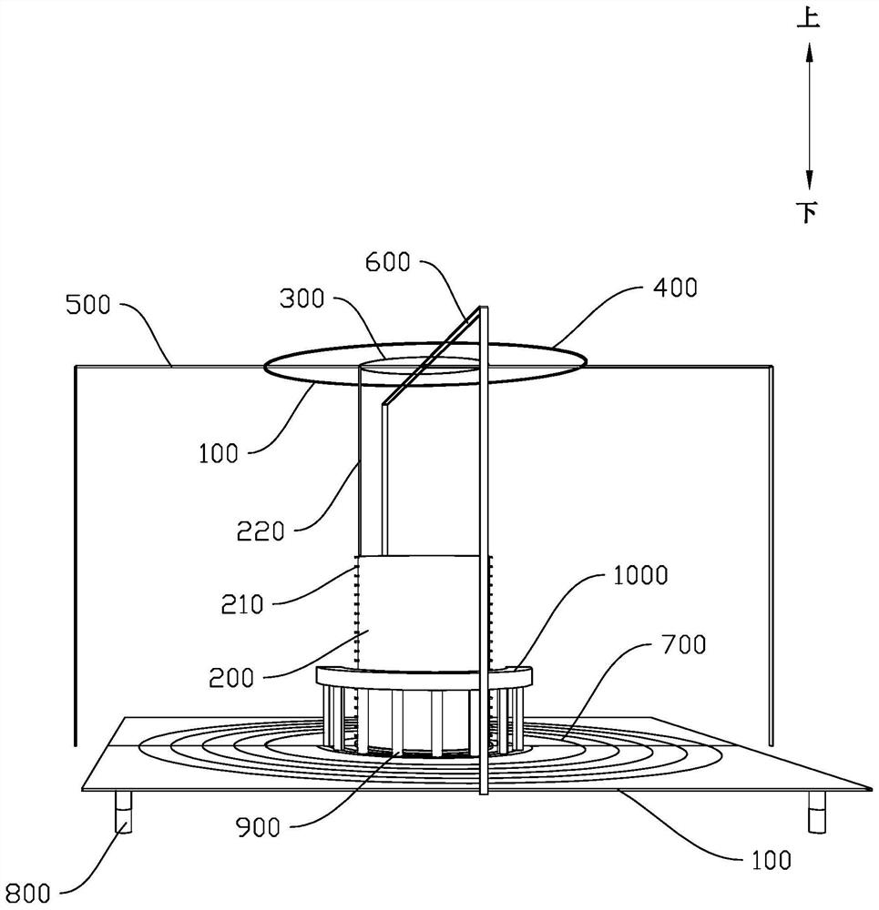 Device for measuring performance of self-compacting concrete mixture