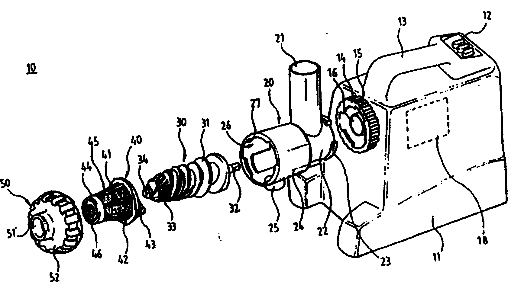 Juice extractor having outlet for discharging juice