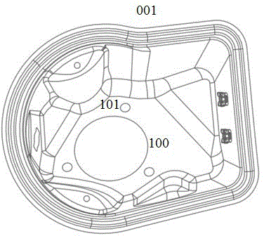 Fixing device and method for electric vehicle charging port assembly socket with wiring harness