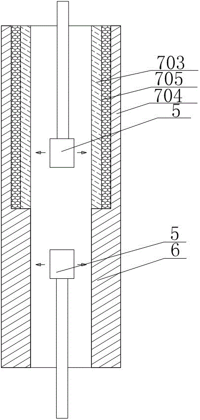 Experimental device and experimental method for cylindrical isentropic compression