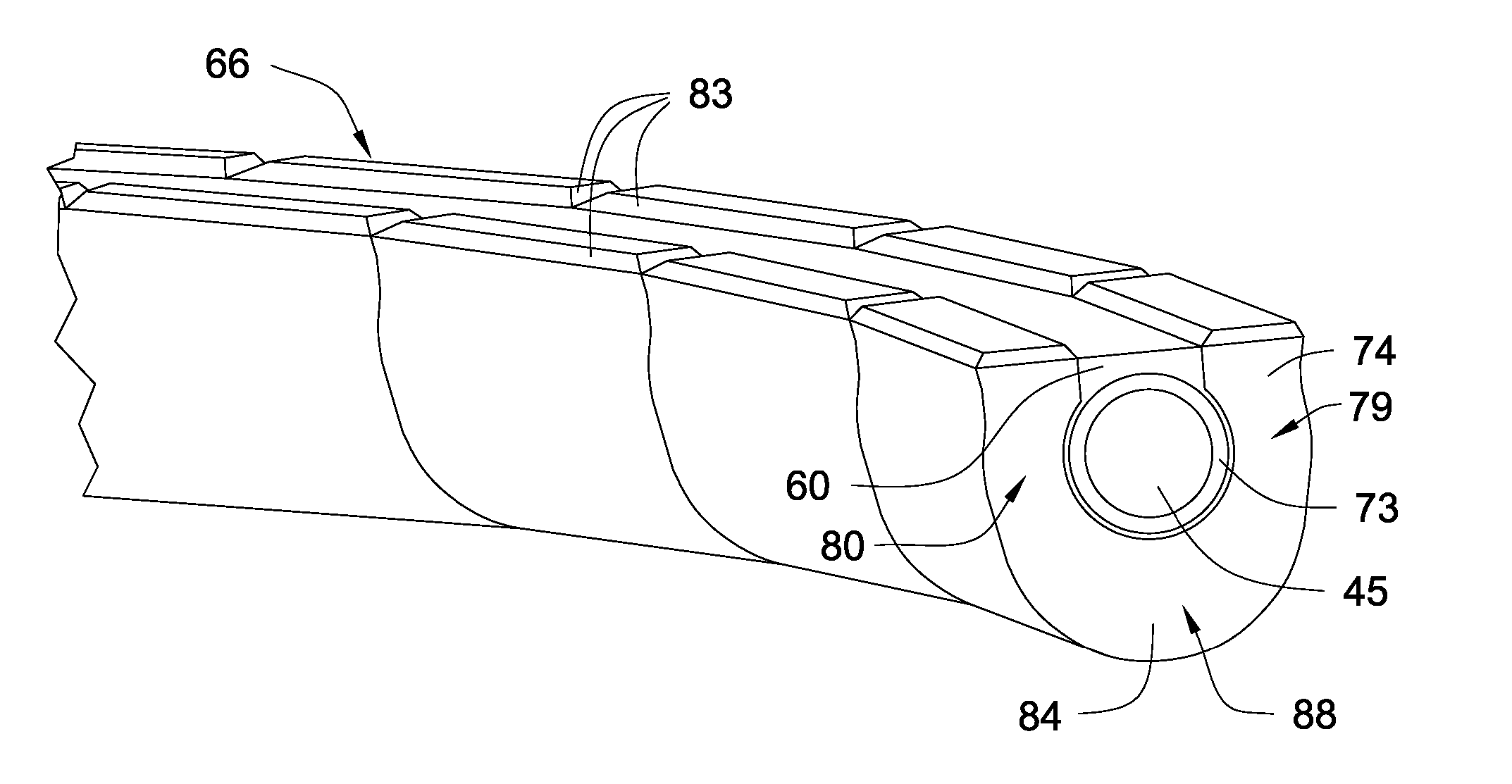 Element for use in an inductive coupler for downhole components