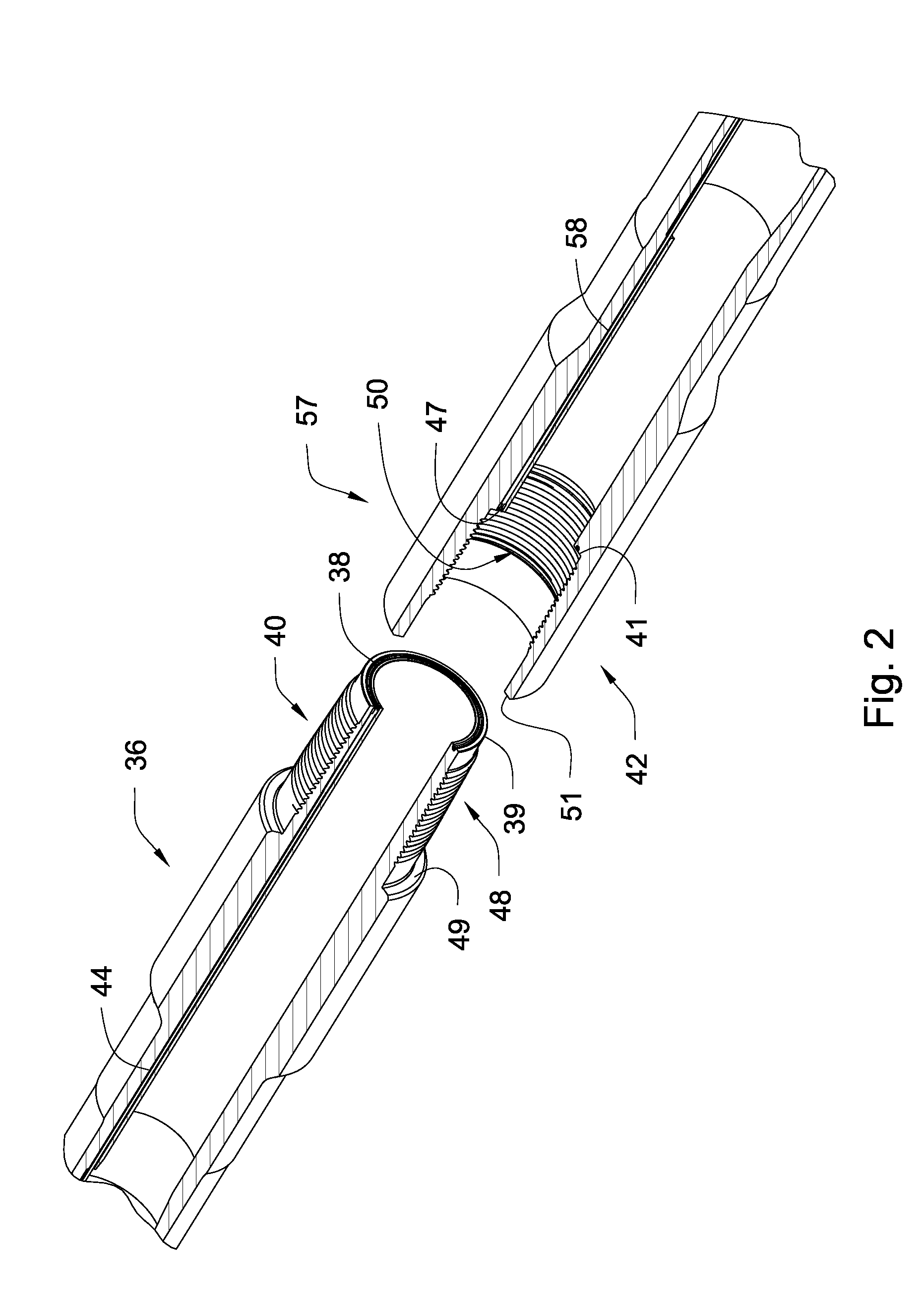 Element for use in an inductive coupler for downhole components