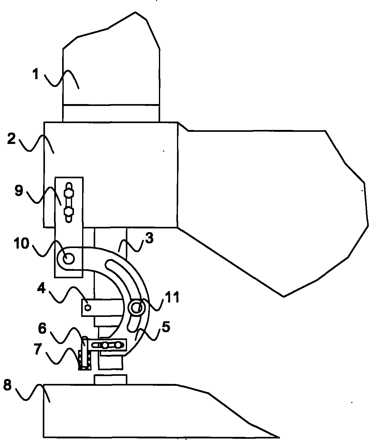 Safety device of mini-type punching equipment