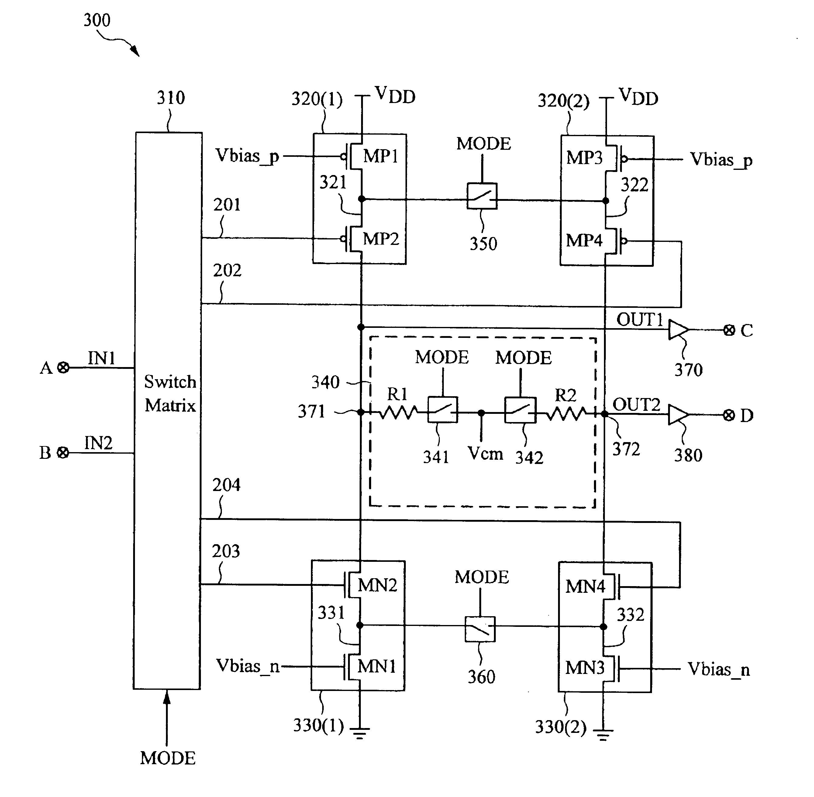 Multi-function input/output driver