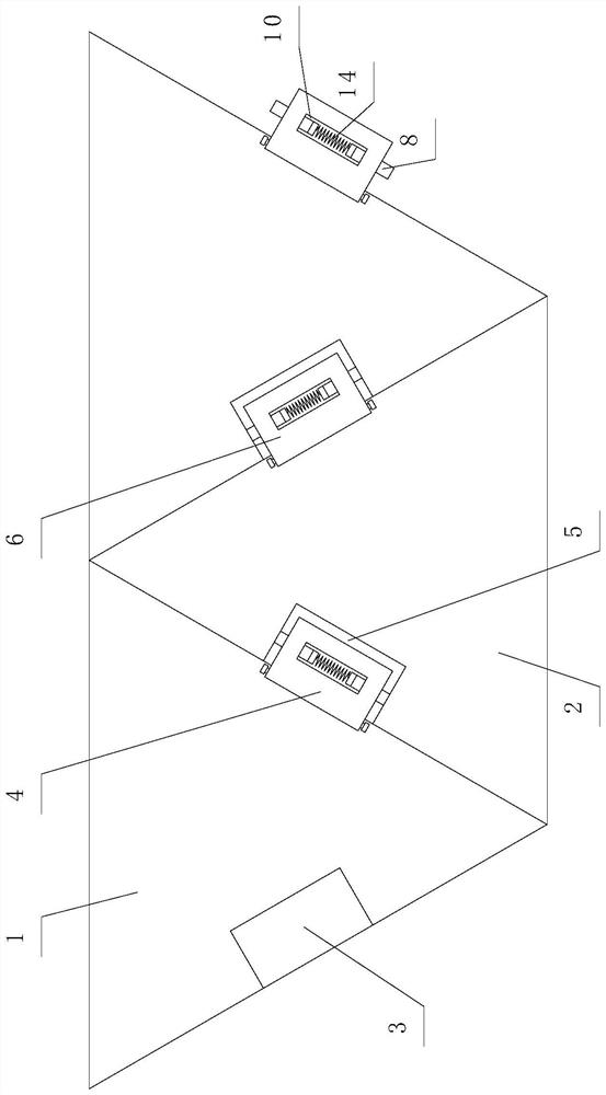 Workpiece unit, curved-surface canopy grid structure and mounting method of curved-surface canopy grid structure