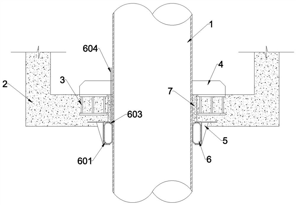 A construction method of an integrated underwater cap flexible water-stop structure