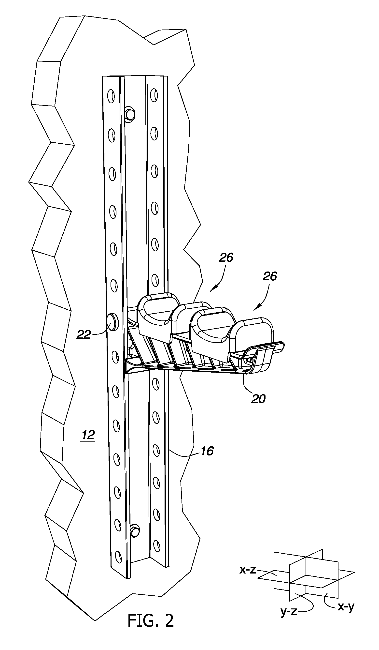 ULT cable support system with saddles