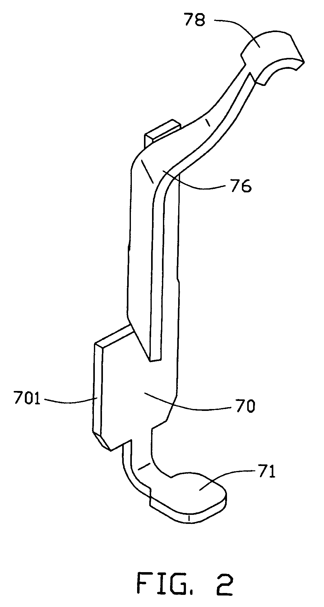 Socket connector for integrated circuit