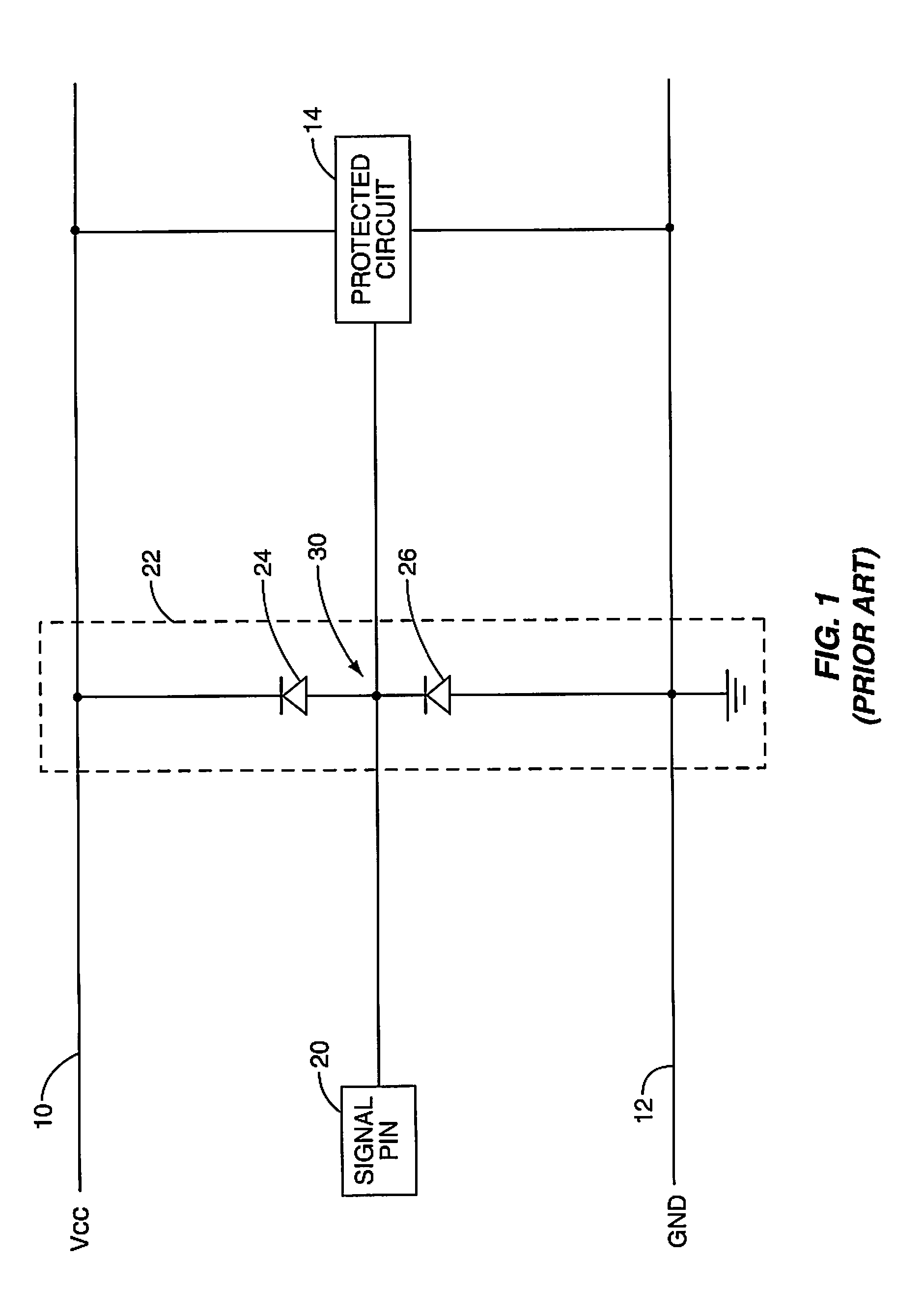 On-chip ESD protection circuit for radio frequency (RF) integrated circuits