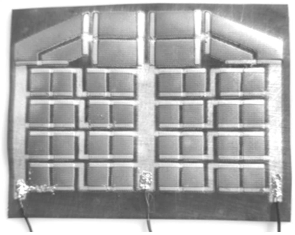 Large-area flexible thermoelectric refrigeration film cascade device and preparation method thereof