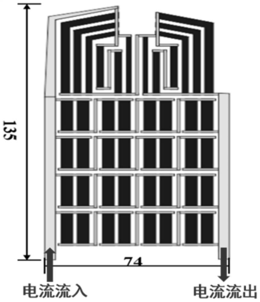 Large-area flexible thermoelectric refrigeration film cascade device and preparation method thereof