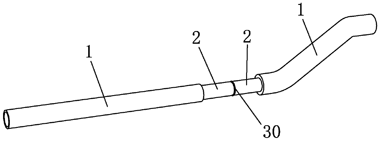 A straight tube capillary used for refrigeration accessories and its processing method