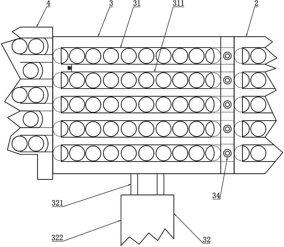 Multi-line feeding system of freeze dryer and feeding method thereof