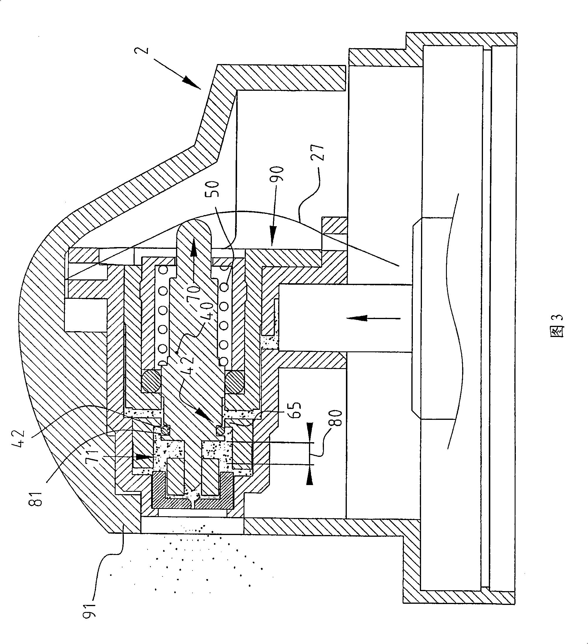 Actuator for a receptacle having a pressurized content and method for spraying a pressurized content