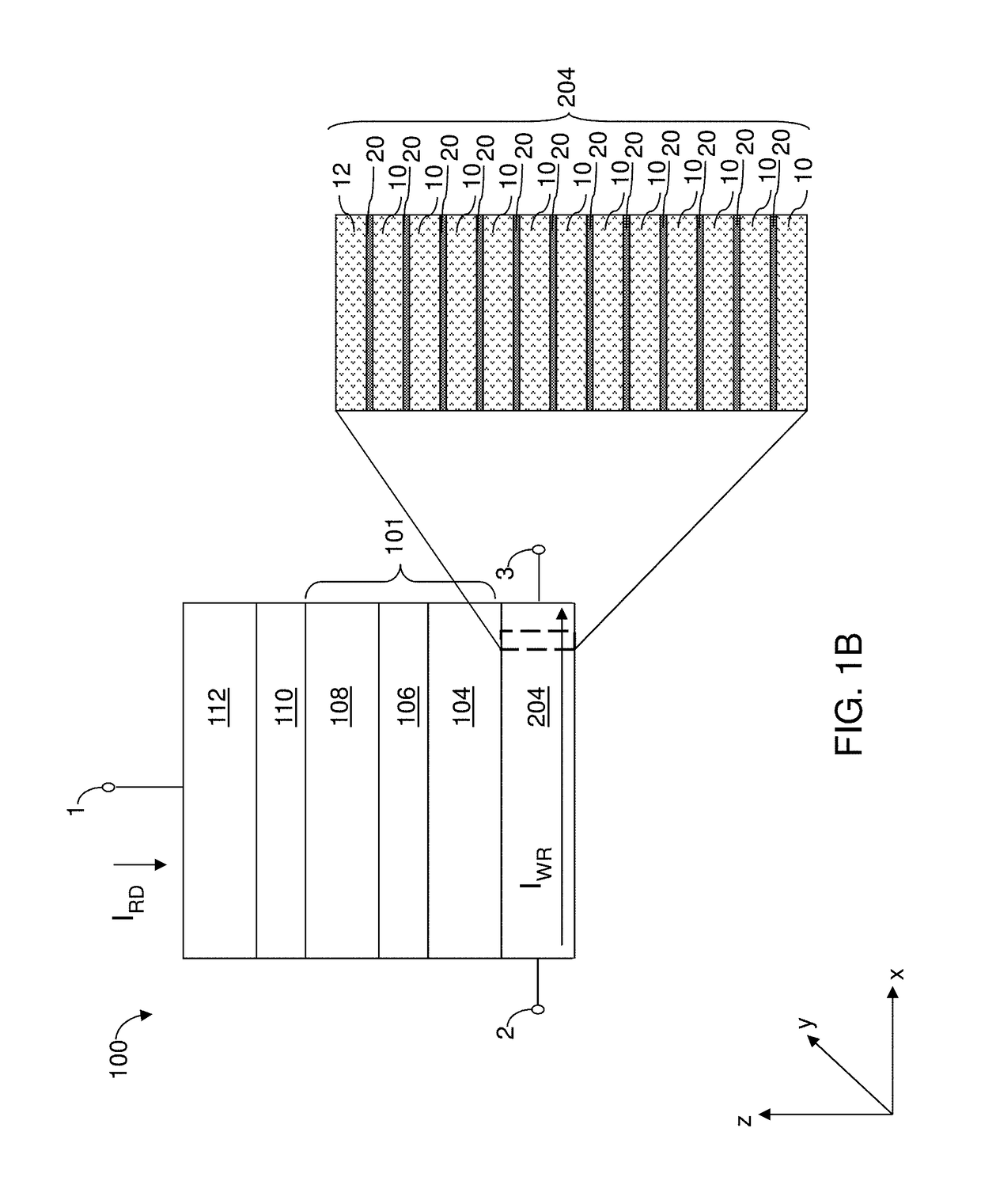 Spin orbit torque magnetoresistive random access memory containing composite spin hall effect layer including beta phase tungsten