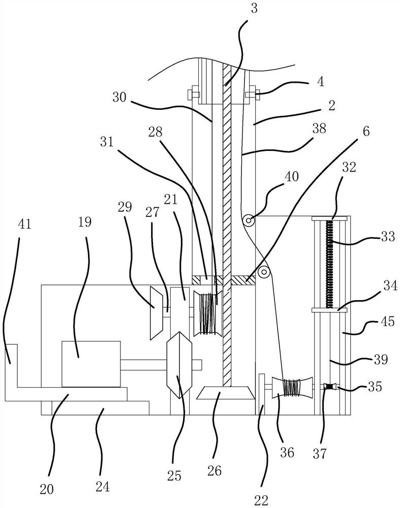 High jump stand capable of automatically adjusting height