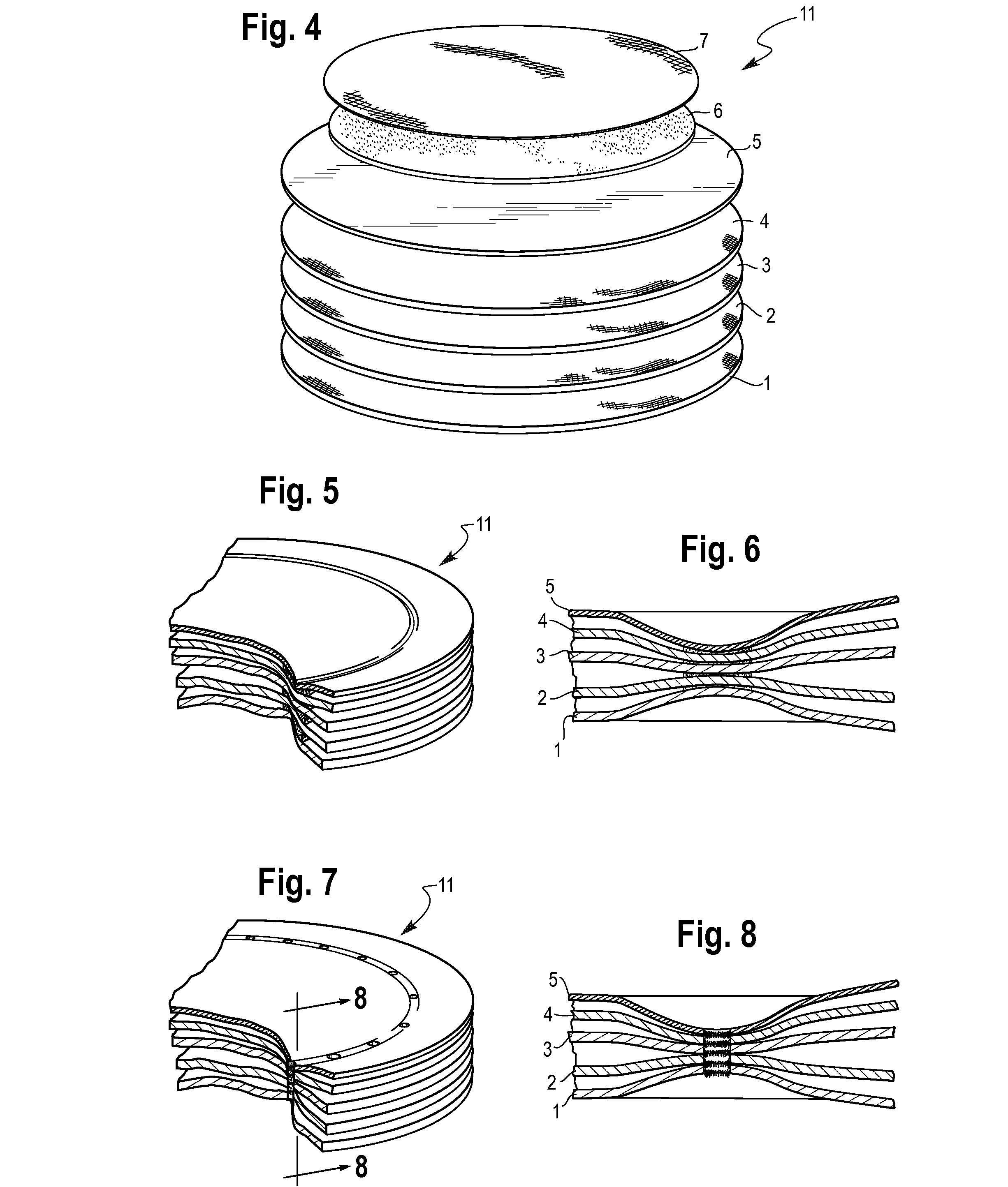 Food package insert for preserving freshness and method of manufacture