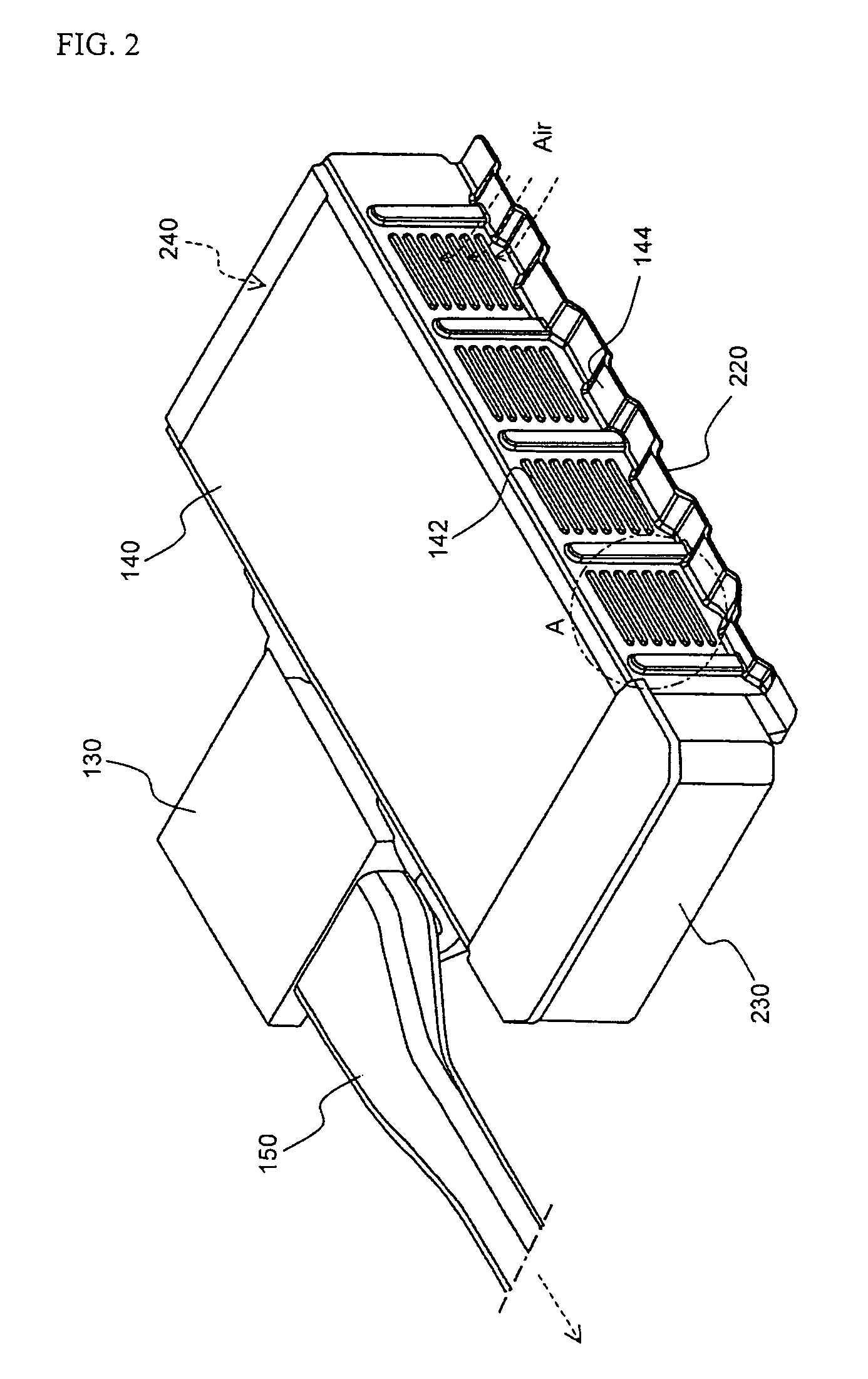 Battery pack cooling system for vehicle