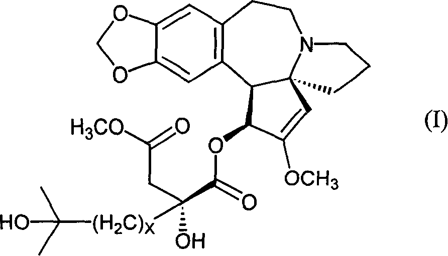 Application of alkaloid in cephalataxus fortunei esters for preventing and curing nematodiasis of plants