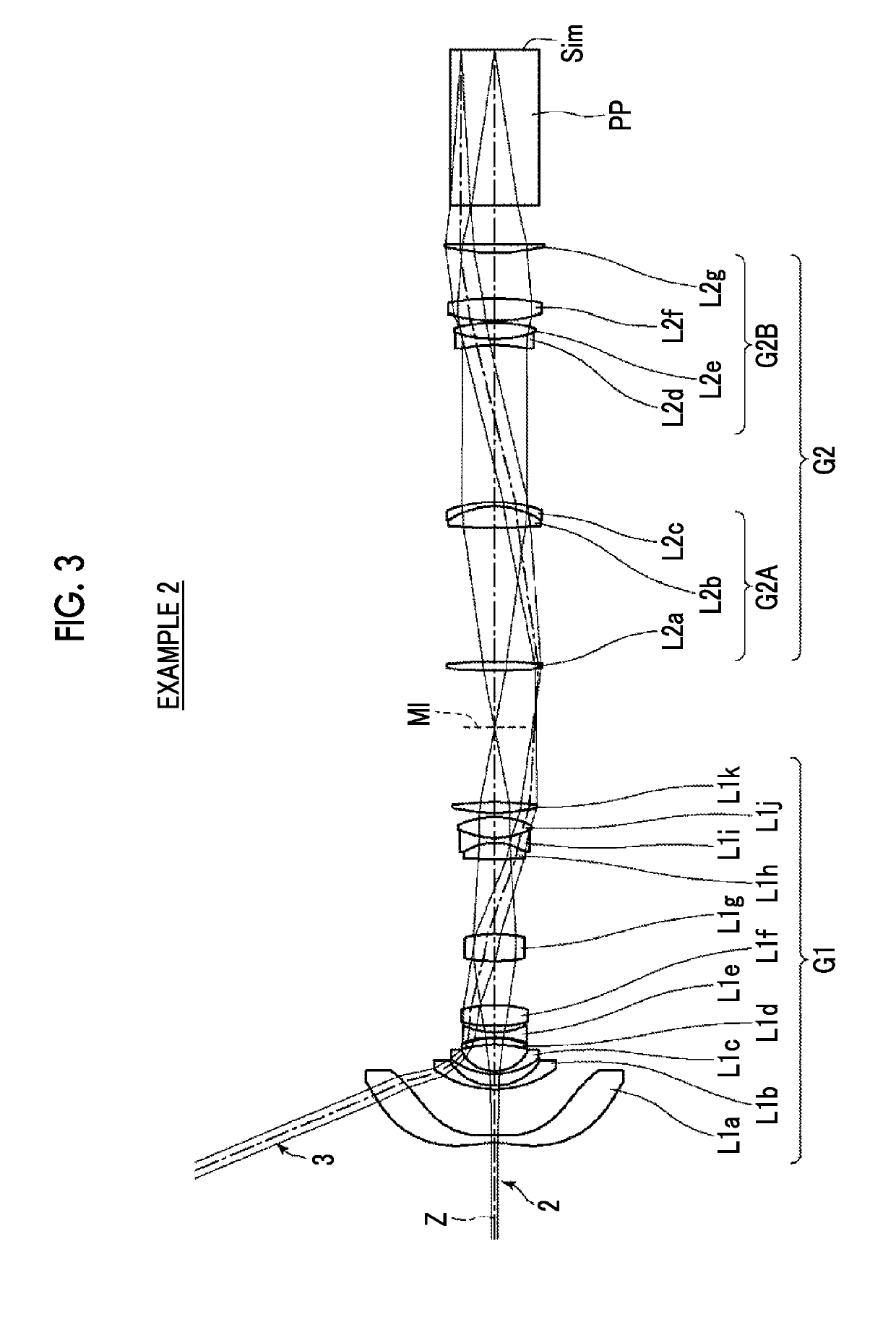 Imaging optical system, projection display device, and imaging apparatus