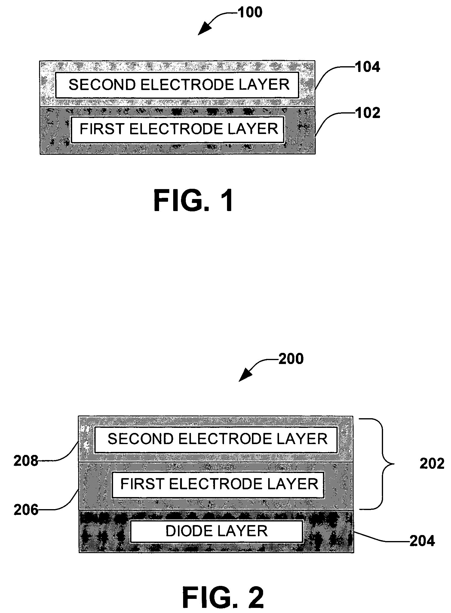 Semiconductor memory device comprising one or more injecting bilayer electrodes
