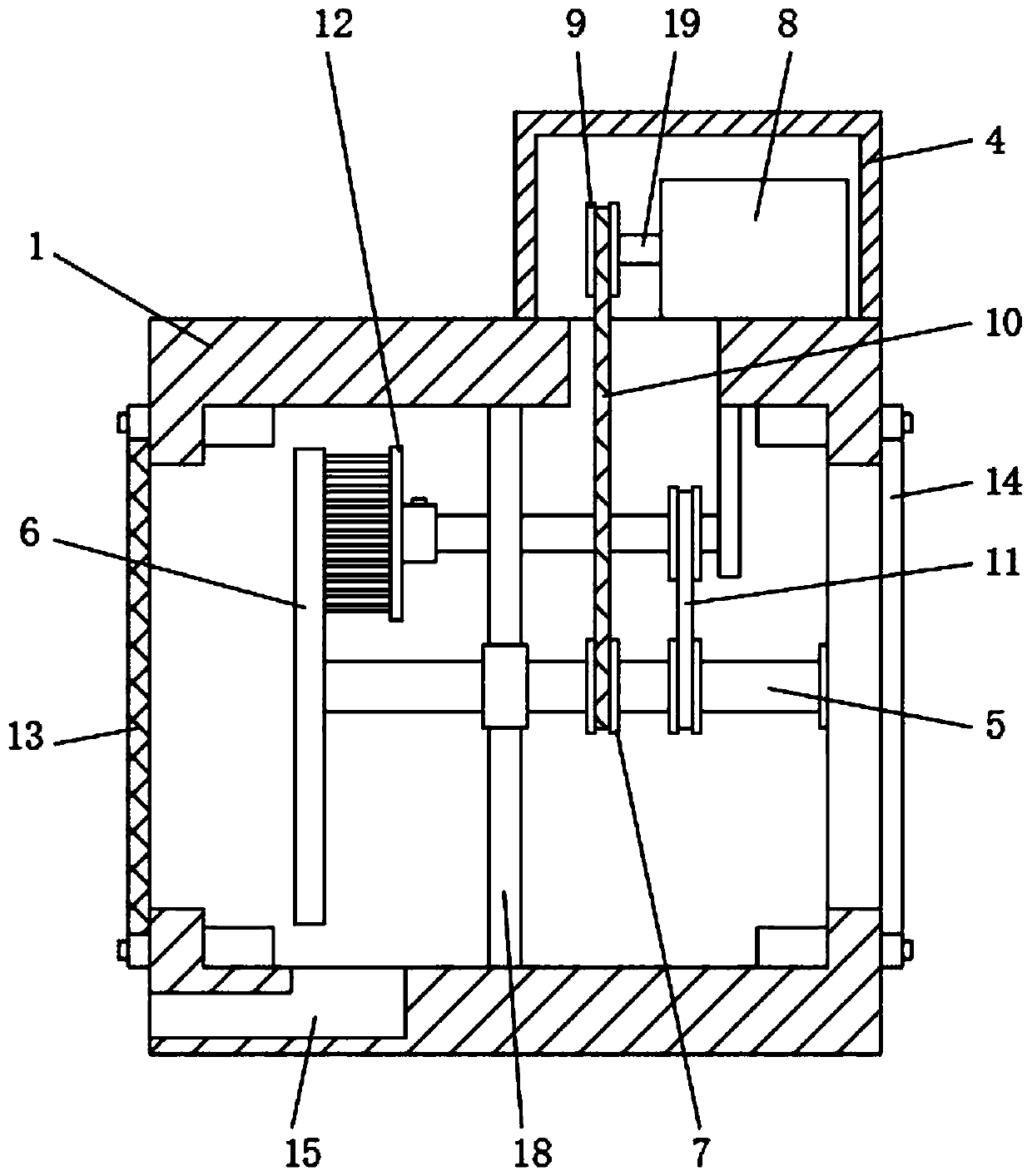 Industrial environmentally-friendly fan provided with protective base