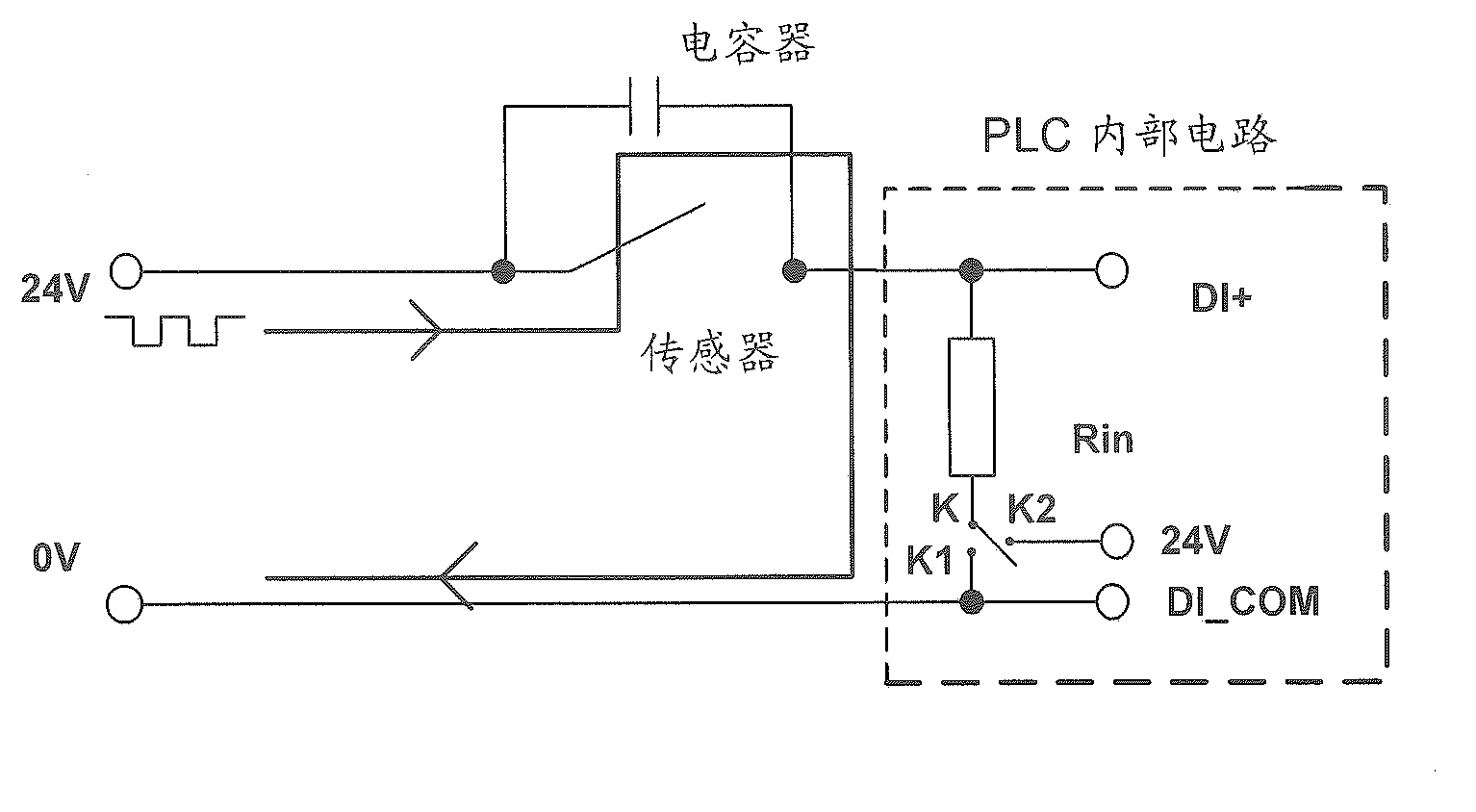 Device and method for detecting connectivity of digital input signal line