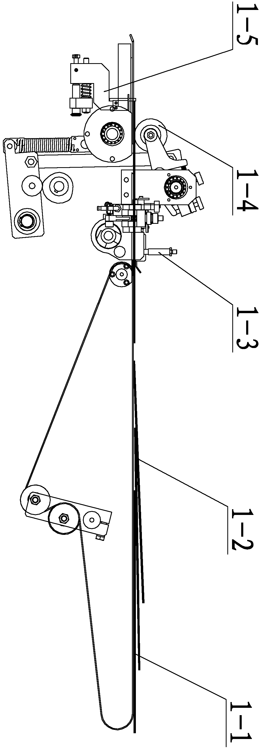 Positioning device for code spraying equipment and working method thereof