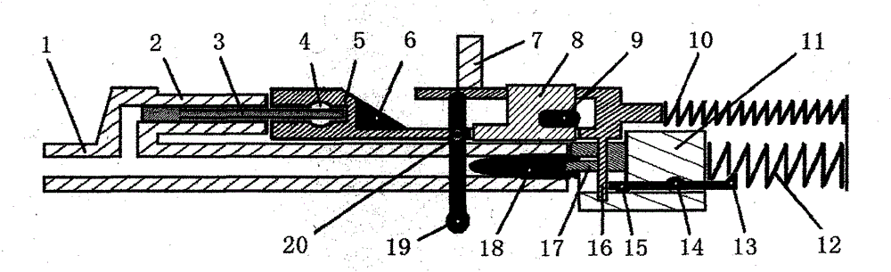 Elastic redirection shell ejection mechanism