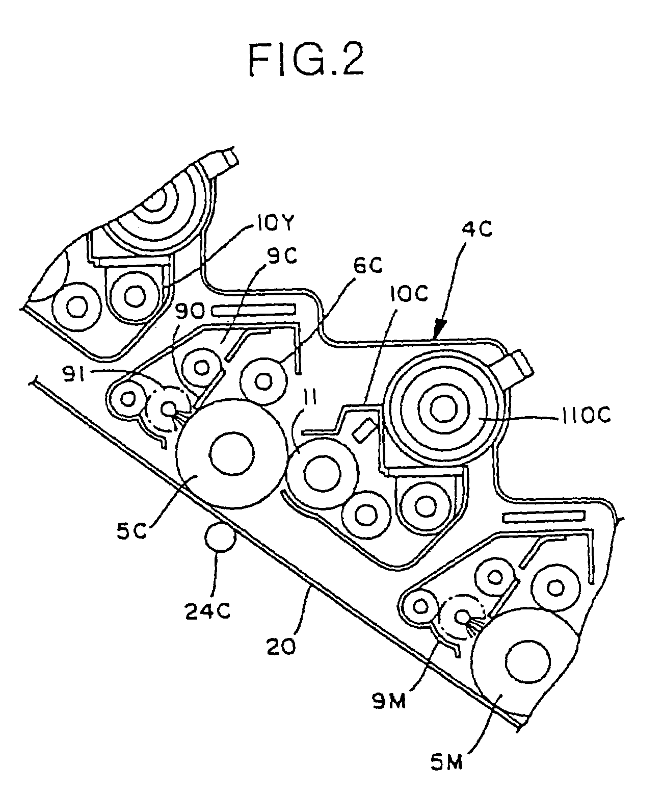 Color image forming apparatus, and toner replenishing apparatus