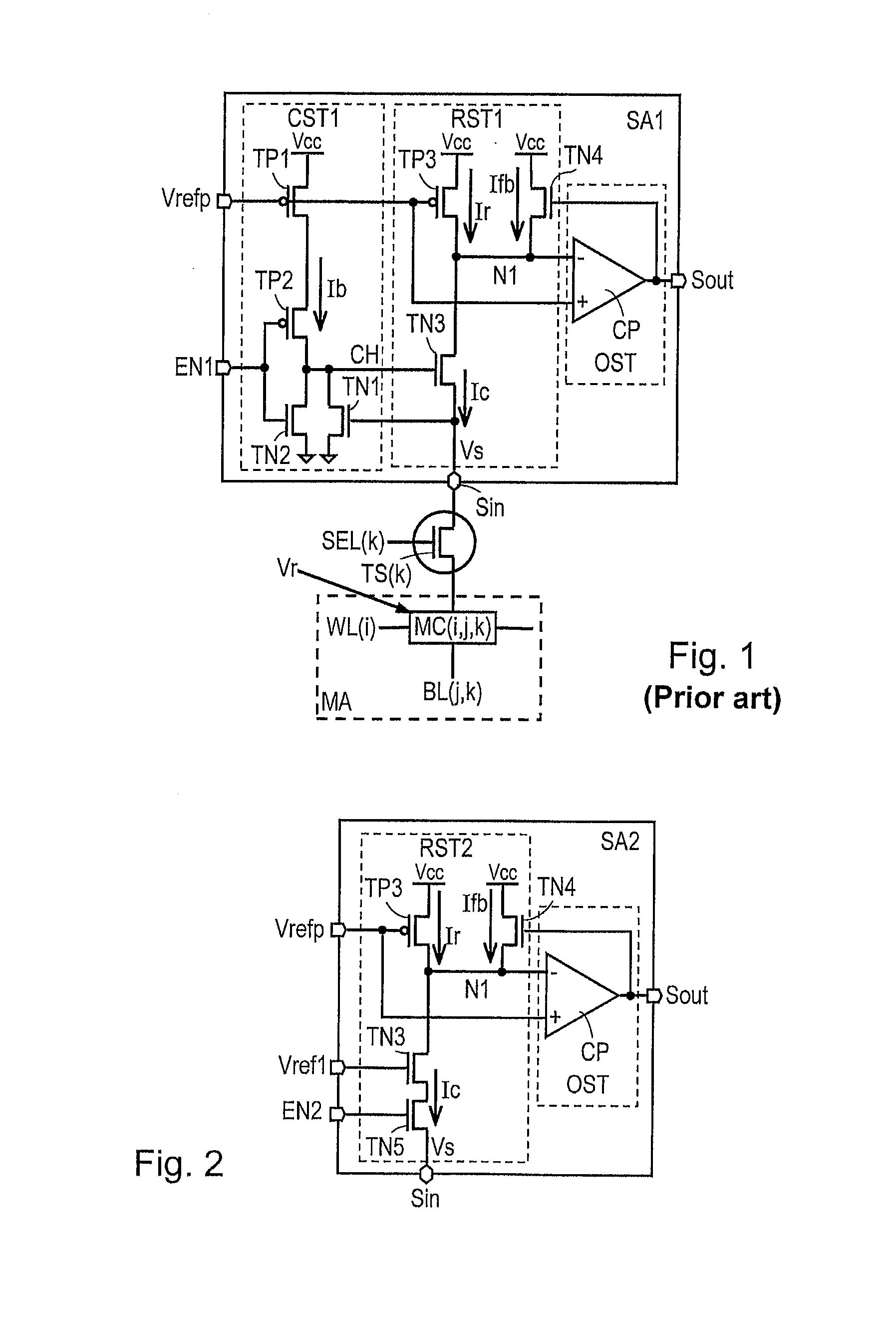 Sense amplifier for non-volatile memories