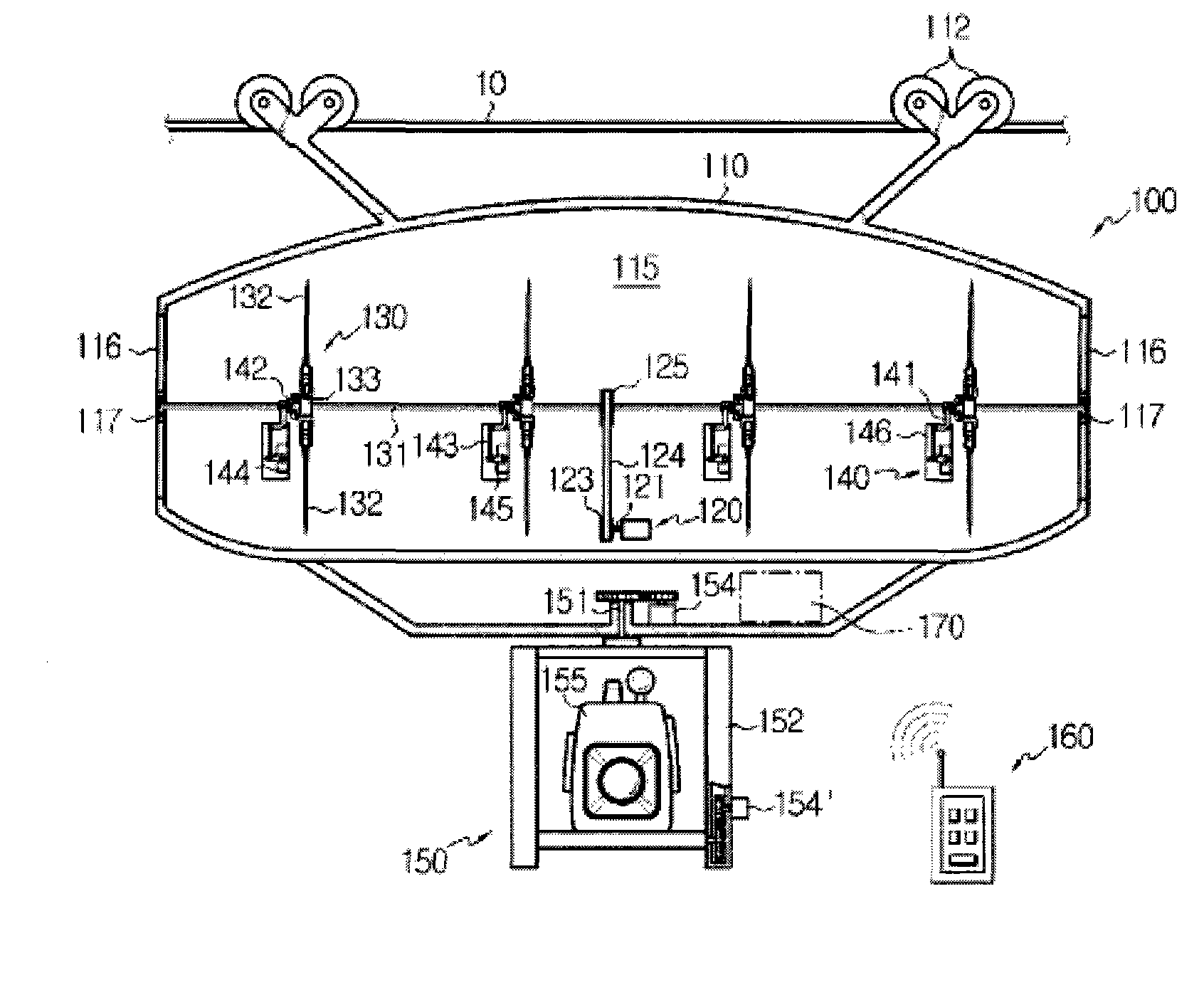 Apparatus for moving camera