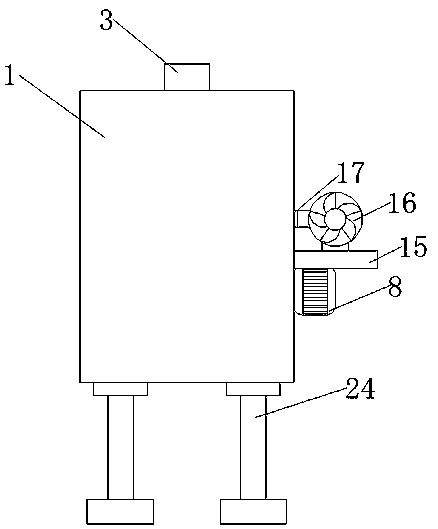 Conveying device for seed processing