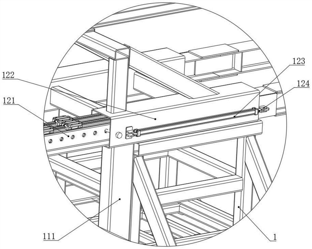 Bridge bottom operation vehicle special for row-type pier continuous beam bridge and convenient to inspect and construct