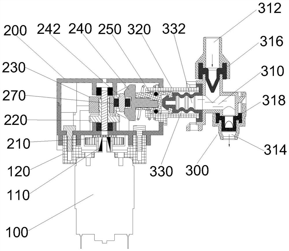 Liquid pump and electric appliance