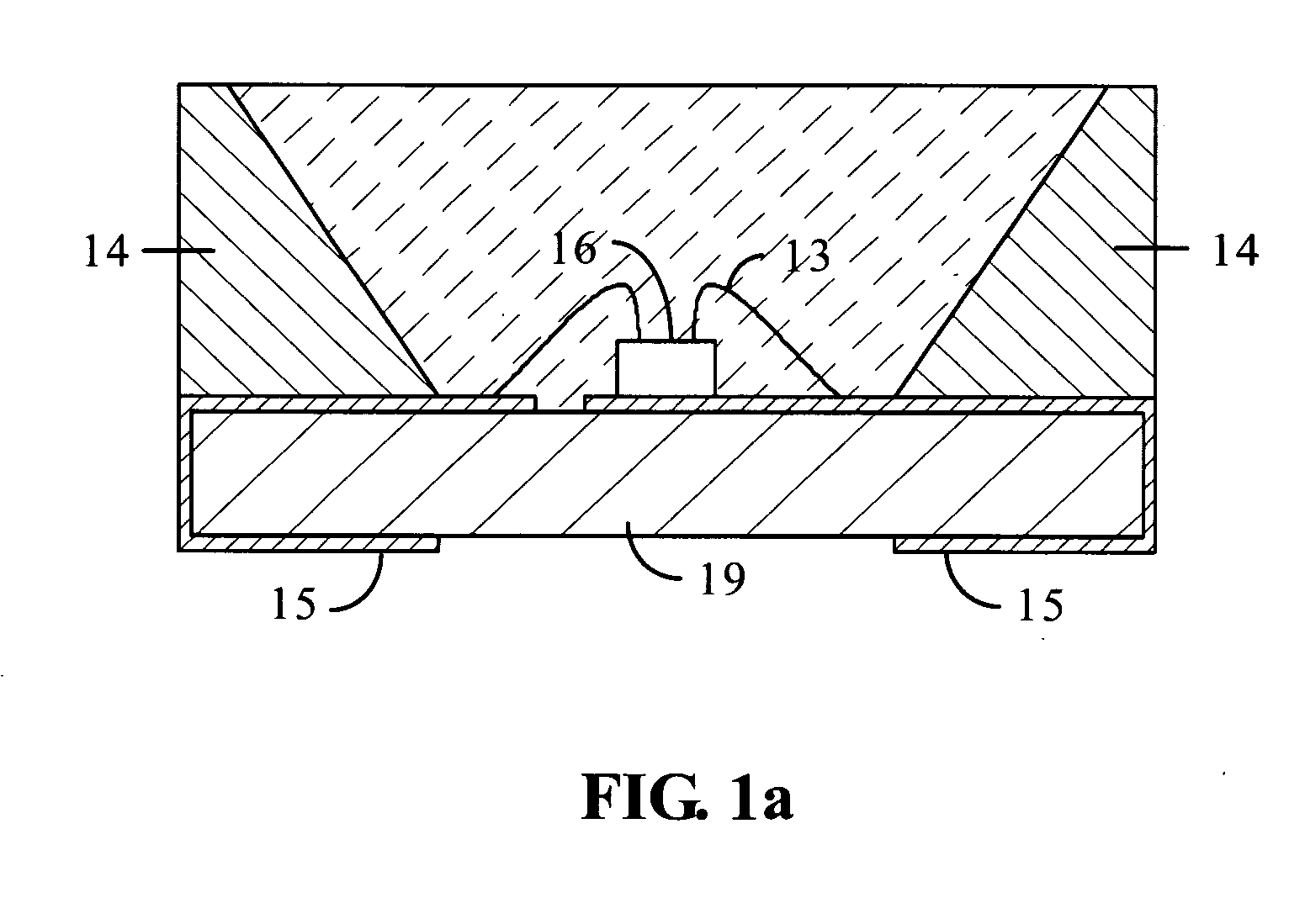 High-power LED chip packaging structure and fabrication method thereof