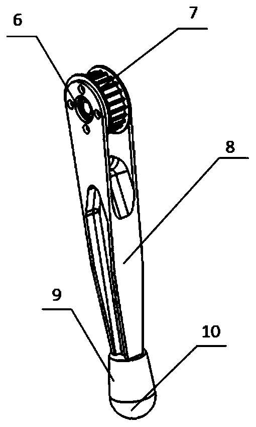 Multi-degree-of-freedom light single-leg mechanism