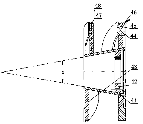 Digging and anchoring device for collecting coal by spiral drum
